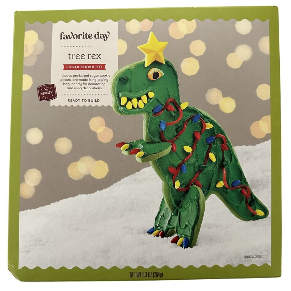 Trree Rex Favorite Day | Holiday | Favorite Day Tree Rex Sugar Cookie Kit Ready ...